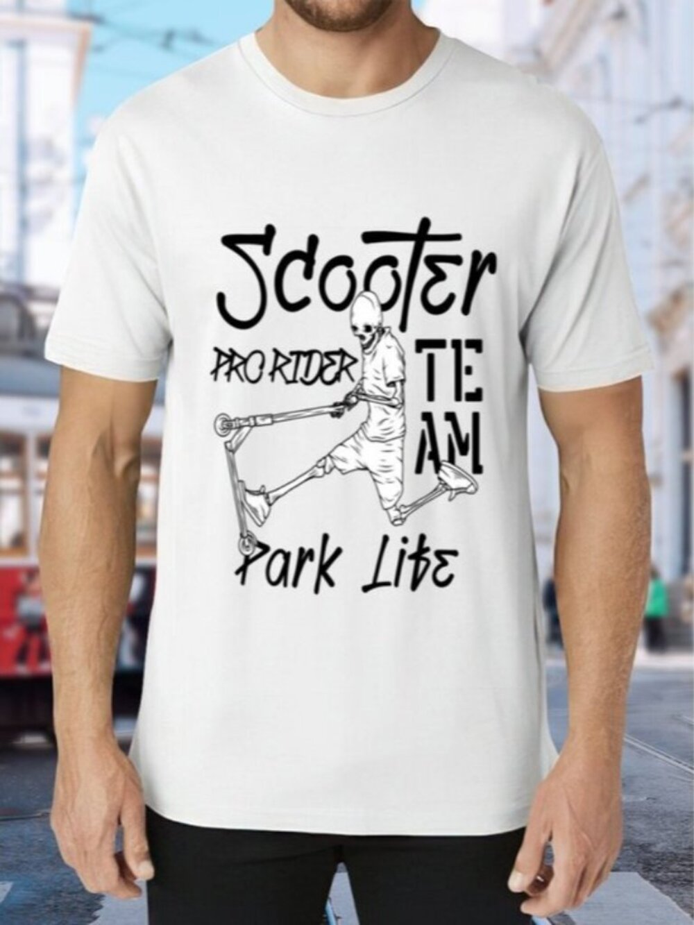 Scooter Pro Rider Park Life Graphic Tee - White